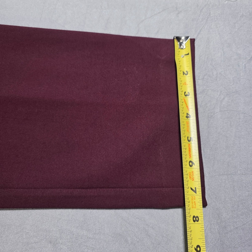 Chicos So Slimming 360 Juliet Ankle Pant Deep Raisin Burgundy 2.5R US‎ 14 NEW - Picture 11 of 13